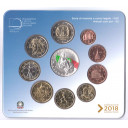 2018 - ITALIA Divisionale Ufficiale Euro 10 Monete 70° Costituzione Italiana FDC